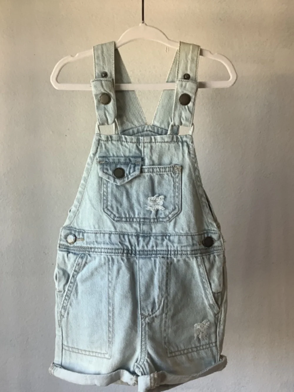 NWT COTTON ON KIDS Girls Slouch Shortall Denim & Retro MTV Tee Size 3 Outfit 2PC